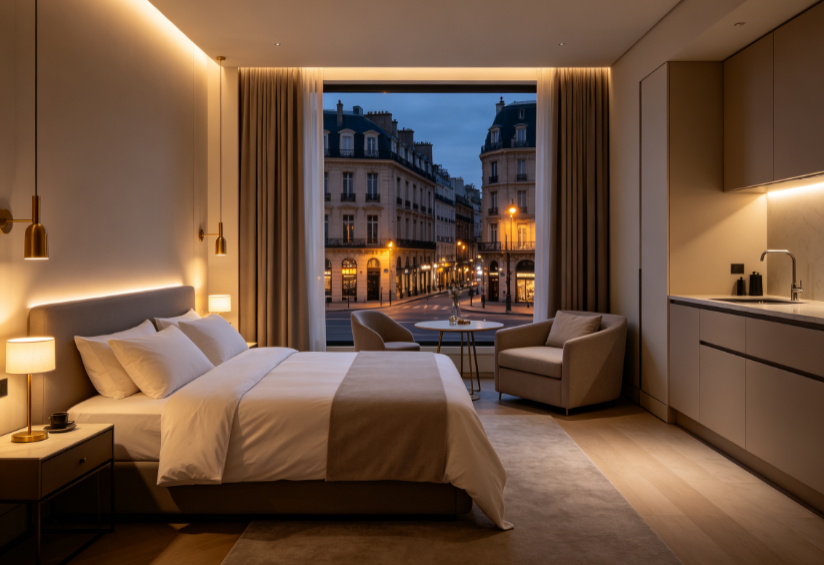 Couples' Studio Apartment | A Quiet, Serviced Retreat in the City Center